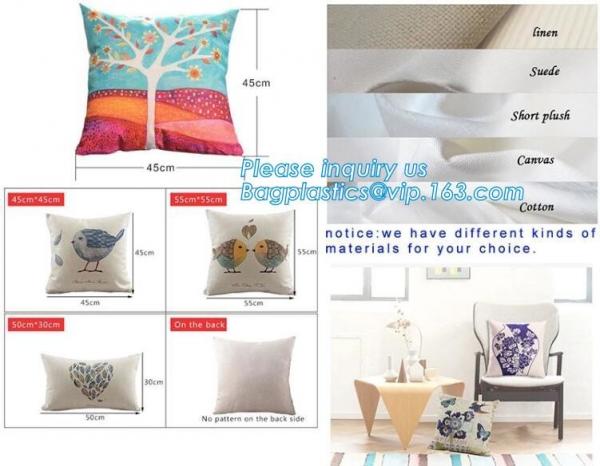 Tropical leaf latest design digital printing cushion cover wholesale decorative pillow covers,Latest design custom print