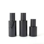 Facial Cleanser Glass Collar Material 30ml 50ml 100ml Perfume Bottle Black