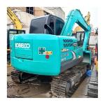 Good Condition 7ton Used Mini Kobelco SK75 Excavator with 6850 KG Operating