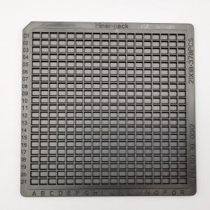 Wholesale Injection Moulding Waffle Tray Packaging Black ESD Stackable from china suppliers