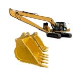 2m3 Sk500 Excavator Large Bucket yellow or customer required , GP bucket for