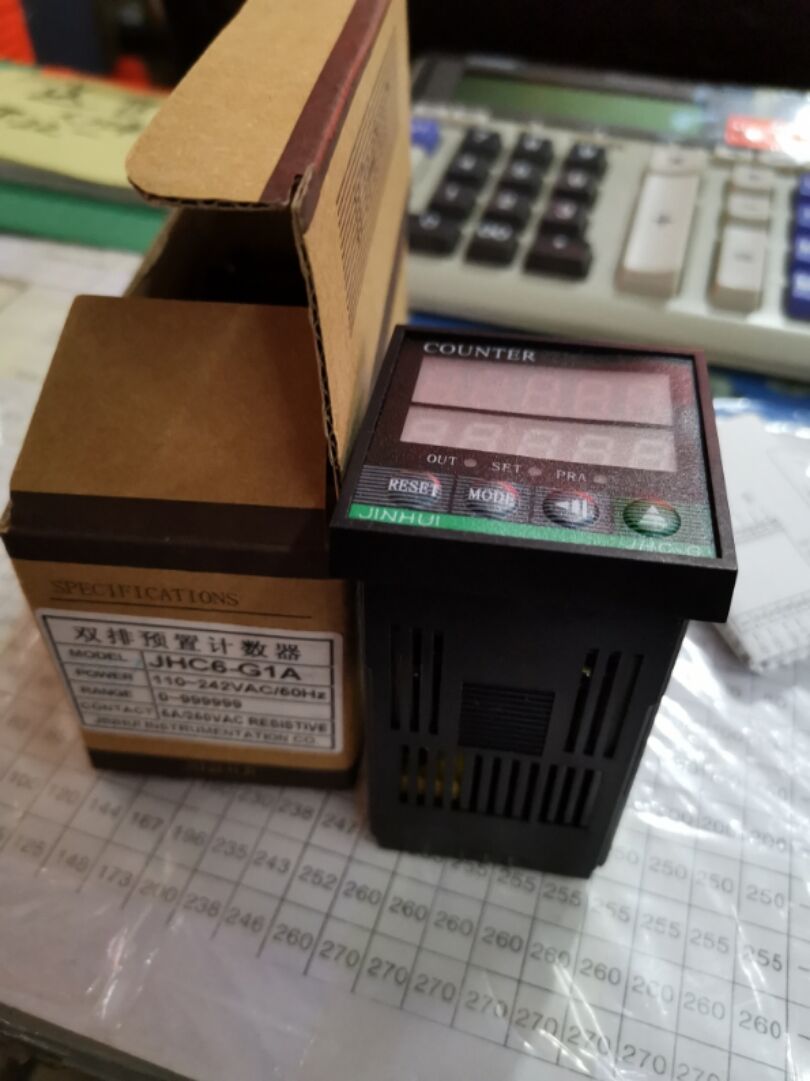 With Output Relay 6 digit hour digital counter AC 250V DC 12-24A