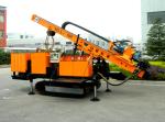 Long Feeding Stroke Engineering Drilling Rig , Full Hydraulic Crawler Drilling