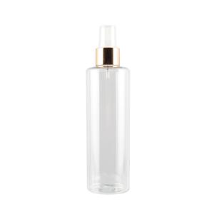 Wholesale Mirror Finish Cosmetic Spray Bottle 24/410 250ml Transparent PET Toner Sprayer Bottle from china suppliers