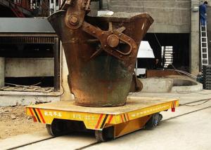 Wholesale Galvanized plant turning electric railway transfer wagon with large platform from china suppliers
