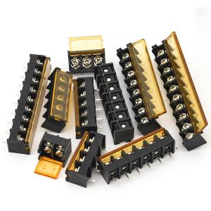 Wholesale 9.5mm / 0.375&quot; Barrier Screw Terminal Blocks Side Pin Mounting from china suppliers