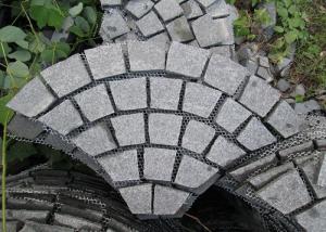 Wholesale Floor Granite Stone Tiles Corrosion Resistance Customized Cut Size from china suppliers