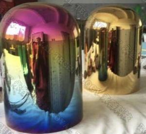 Wholesale PVD Coating Service on Glass Candle Holder, Glass ware Decorative coatings by PVD Plating from china suppliers