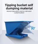 Heavy Duty Self Dumping Scrap Hoppers Waste Treatment