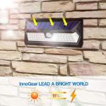 Solar Lights Outdoor, 62 LED Super Bright Motion Sensor Wall Lights, Wireless