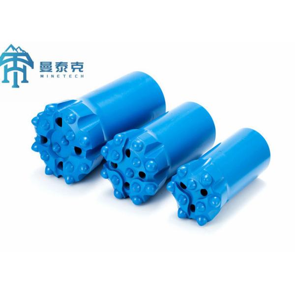 T38 Thread Button Bit 76mm High Frequency Welded Forging Ballistic Shape for Mining and Rock Drilling
