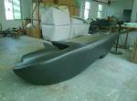 Zaha Zadid Moon sofa with ottoman in fabric from Moon system sofa by Zaha Hadid