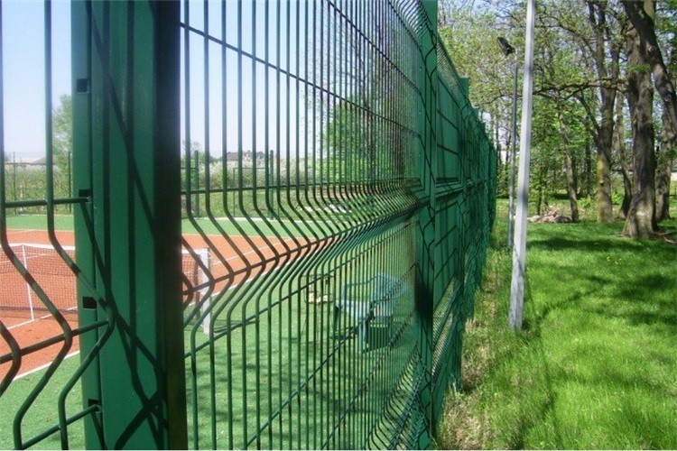 Curved Welded Wire Mesh Fence Panel For Garden With 50x100mm Hole Size