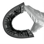 Indoor Curved Flexible LED Screen Display Soft LED Module 320X160mm Front