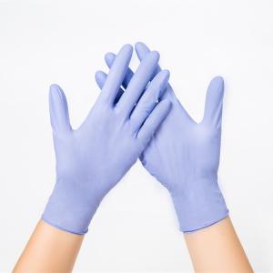 Wholesale Violet Blue 3.5 Mil Powder Free Disposable Examination Nitrile Gloves Cheap PriceMedical Grade from china suppliers