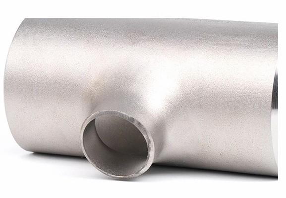 factory welding titanium pipe BW Titanium Reducing Tee Fitting