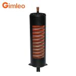 Energy Conservation Single Copper Tube Heat Exchanger RAH02 for Evaporator