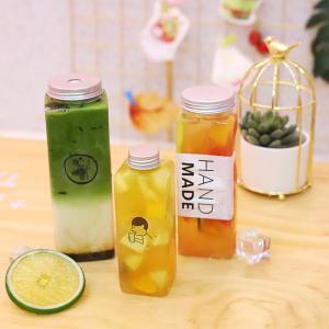 Wholesale 0.5kg Milk Tea Bottles for Water Storage in Square Round Shape Durable Design from china suppliers