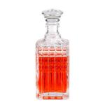 500ml 750ml Clear Glass Bottle for Whisky Brandy Vodka High End Luxury Cork
