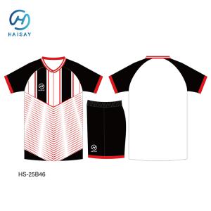 Wholesale Personalized football jersey for club team school high quality fabric flexible moq from china suppliers