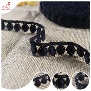 Wholesale Women Garment Accessory Black Polyester Lace Trim Ribbon For Diy Decoration from china suppliers