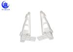 2.5 Inch PVC Rain Gutters Downspout Fittings White Long Lifespan