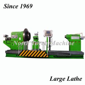 Wholesale CG61350 Large Heavy Duty Lathe Machine Low Noise For Turning 40T Cylinders from china suppliers
