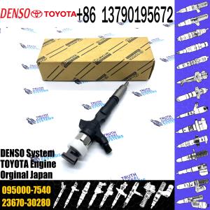 Wholesale Common Rail Fuel Injector 23670-30280 095000-7540 For Toyota Hilux 1KD-FTV from china suppliers