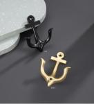 Near Moon Coat Hooks Wall Mounted Heavy Duty Metal Single Prong Robe Hanger