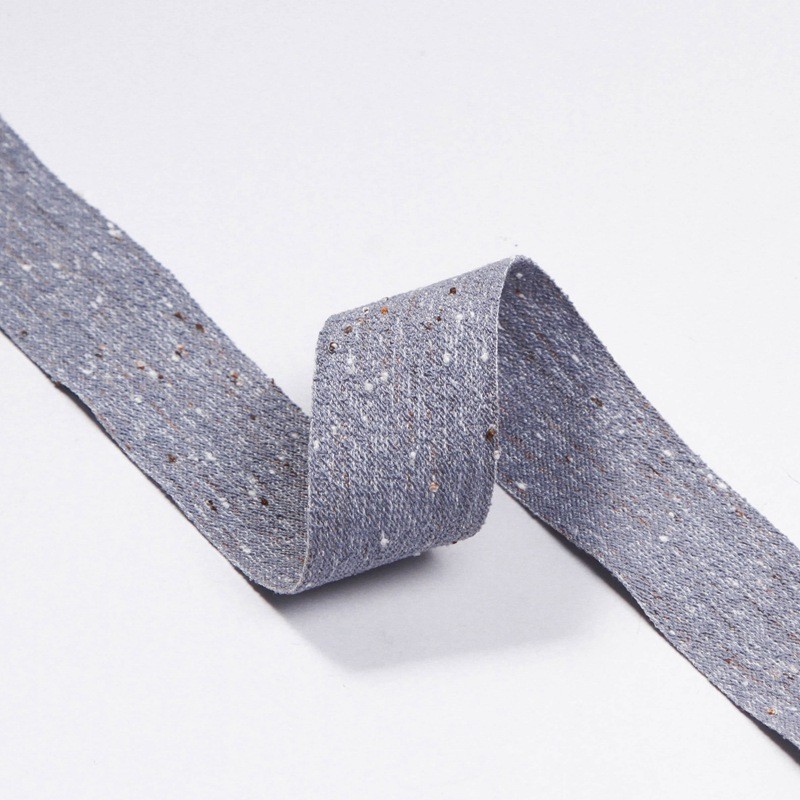 Double Face Cotton Linen Ribbon 6mm-40mm Custom Ribbon Rolls OEM