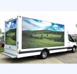 Full Color Outdoor Advertising Car LED Display Screen , P10mm Video Wall Panels