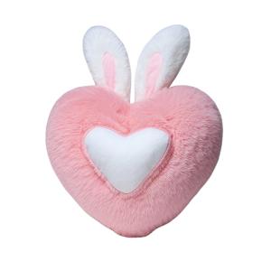 Wholesale Cute Heart Shaped Plush Pillow Soft Sleeping Pillow Living Room Decor Valentine's Day Gifts Comfortable Love Pillow Sofa Cushion from china suppliers