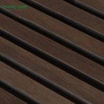 Office Easy Cleaning Acoustic Wood Panel Wall With Veneer Surface
