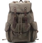 2016 new canvas shoulder bag Europe retro bag leisure backpack schoolbag
