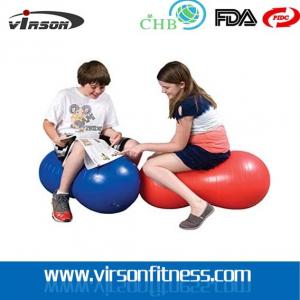 China Anti-Burst Yoga Ball Peanut Shape Fitness Exercise Workout Health Sports Gym on sale