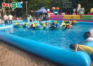 Wholesale Adult Kid Swimming Inflatable Pool For Inflatable Water Park Games / PVC Pool Float from china suppliers