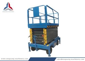 Wholesale 500kg Capacity Mobile Scissor Lift Table with 12m Platform Height from china suppliers