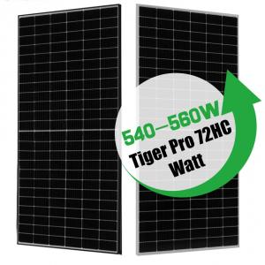 Wholesale 540W Jinko Photovoltaic Module 550W 545W Half Cut Cell Solar Panels Full Black from china suppliers