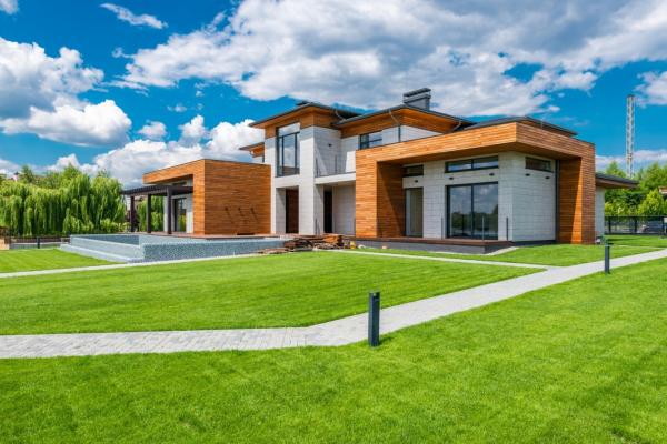 12000Dtex Artificial Garden Grass 40mm Landscaping Turf High Density Synthetic