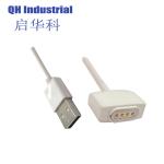 4Pin South Africa Outlet Connector Magnetic Pogo Pin Usb Connector Magnetic