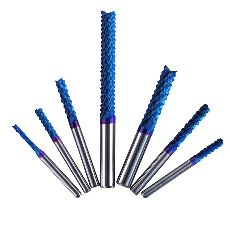 Yingba PCB Cnc Corn Teeth Milling Cutter CNC Router Bits for Circuit Boards Carbon Fibre Cutting Tools Corn End Mill Engraving