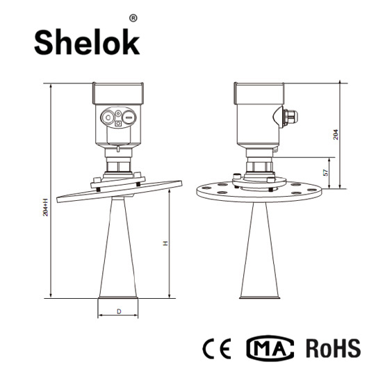 Radar Level Meter Adopted 26G High Frequency Radar Sensor