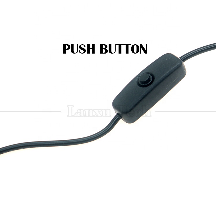 5V USB A Male to Type C USB Switch Power ON OFF Cable for Raspberry Pi LED Strip