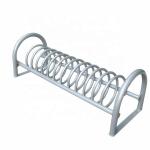 Powder Coated Steel Bike Parking Racks , Bicycle Parking Stand ISO9001