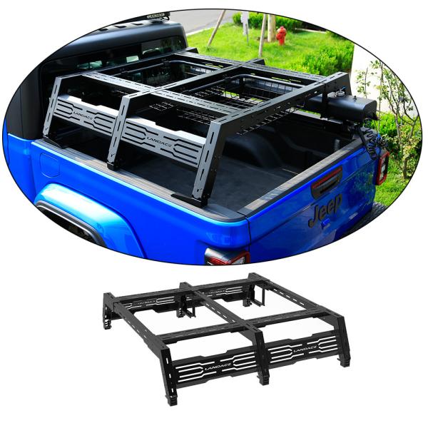 Black Mn Steel Pickup Truck Bed Rack Roll Bar for Nissan Navara NP300 Easy to
