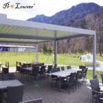 Custom Size Outdoor Pergola Louver,Waterproof Pergola,Opening Roof Louver