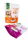 Security Self Holding Plastic Dog Treats Animal Feed Packaging Bag With Zipper