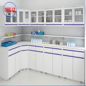 Wholesale Adjustable Shelves Medical Healthcare Workstation Manufacturers Full Steel Wall Mount Frame Three Section Slider from china suppliers