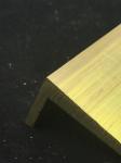 Anti Rust Brass Extrusion Profiles , Custom L Shaped Channel 12feet Length