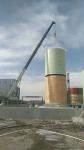 Large Capacity Water Treatment FRP Storage Tank Cylindrical Vertical 1820kg